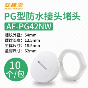 白色PG42 塞头+螺母 10套/包